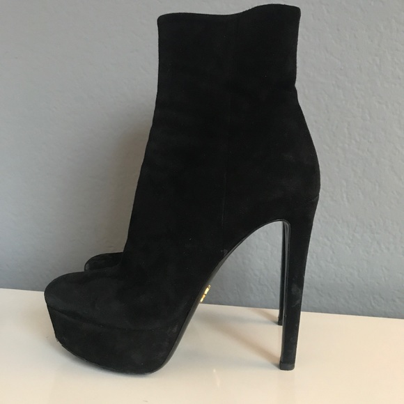 prada platform ankle boots